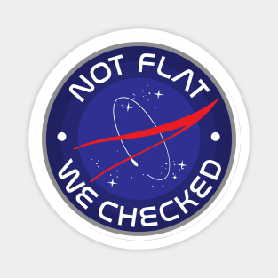 NASA Not flat we checked Magnet